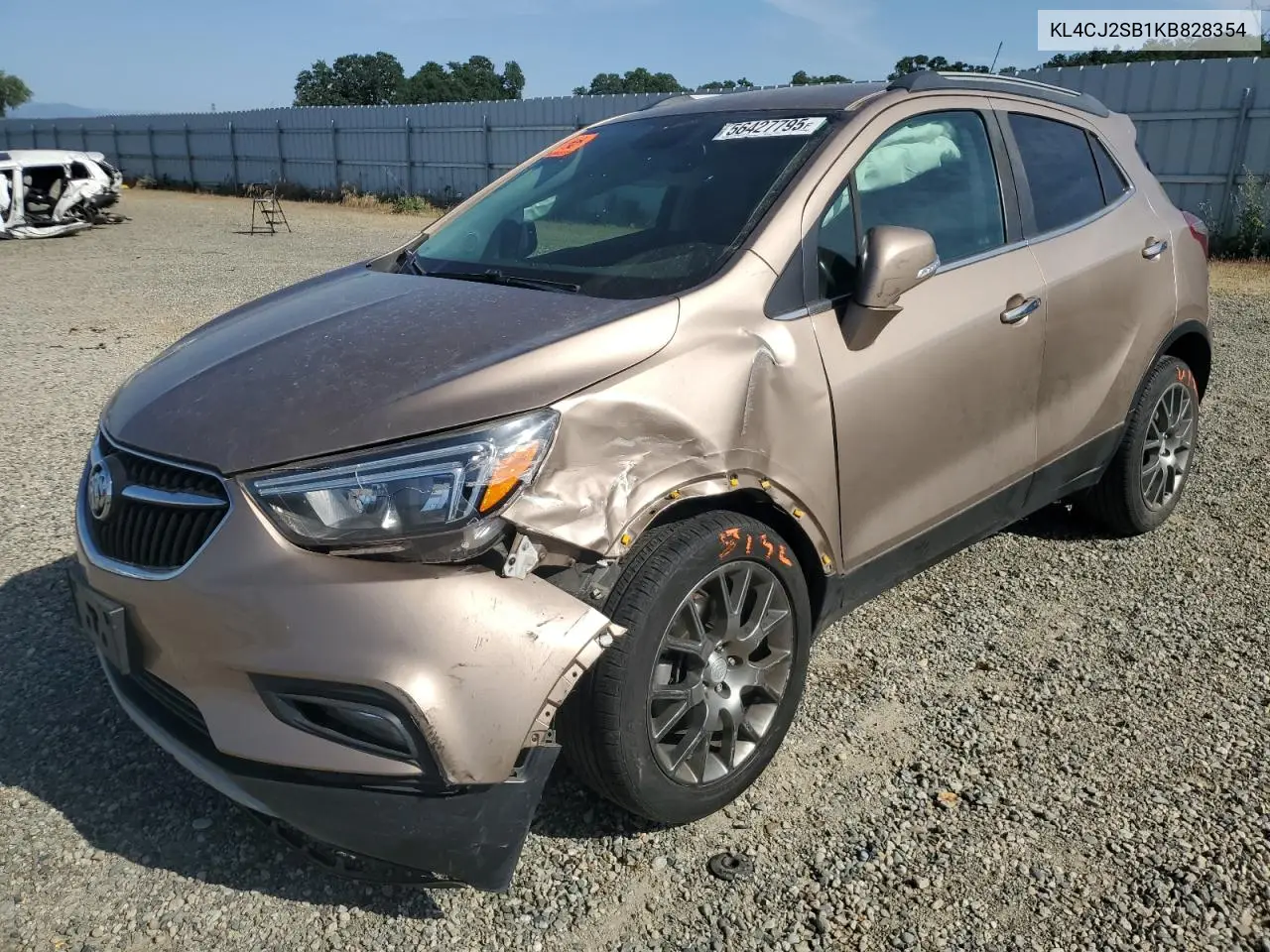 2019 Buick Encore Sport Touring VIN: KL4CJ2SB1KB828354 Lot: 56427795