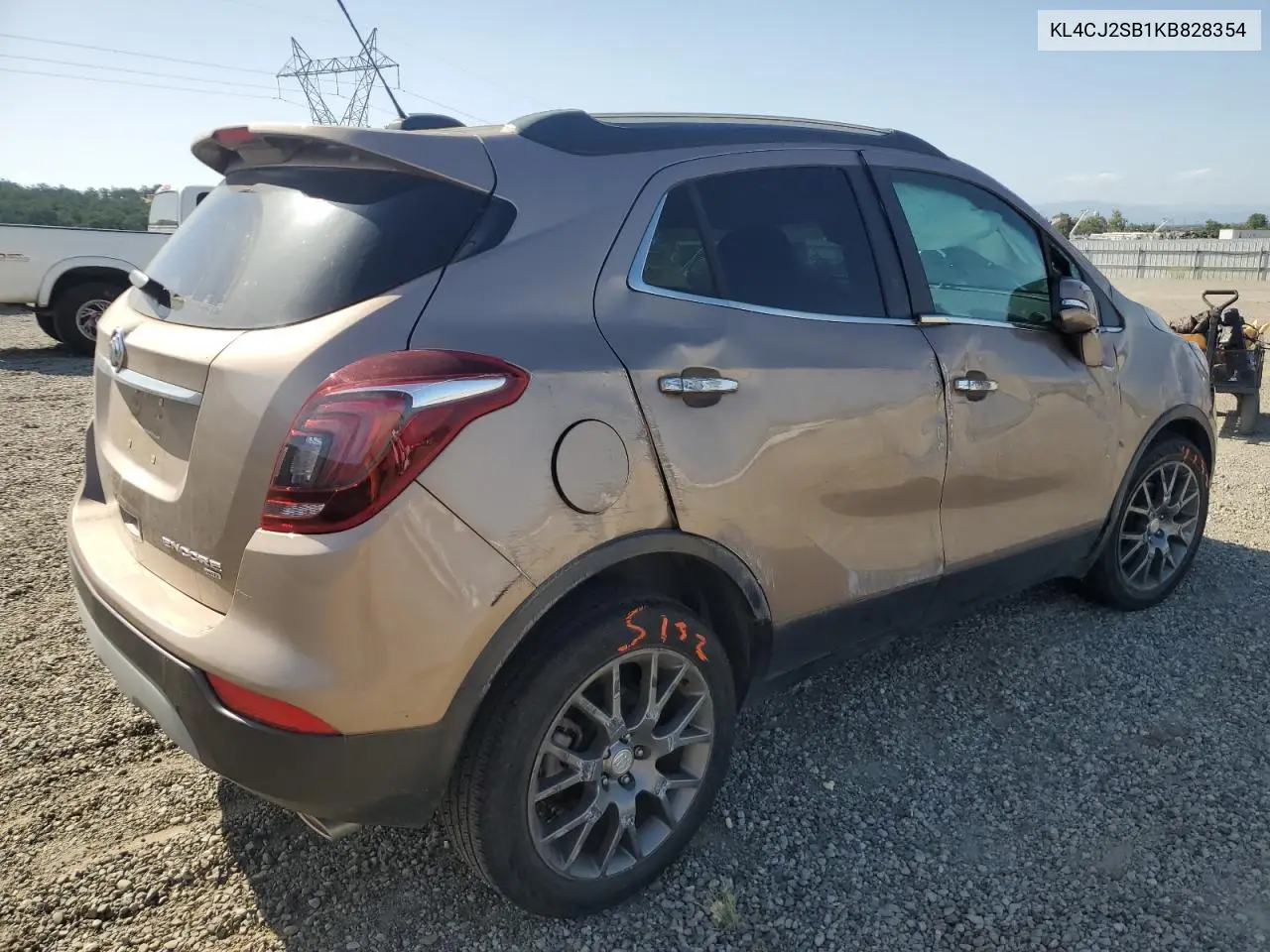2019 Buick Encore Sport Touring VIN: KL4CJ2SB1KB828354 Lot: 56427795