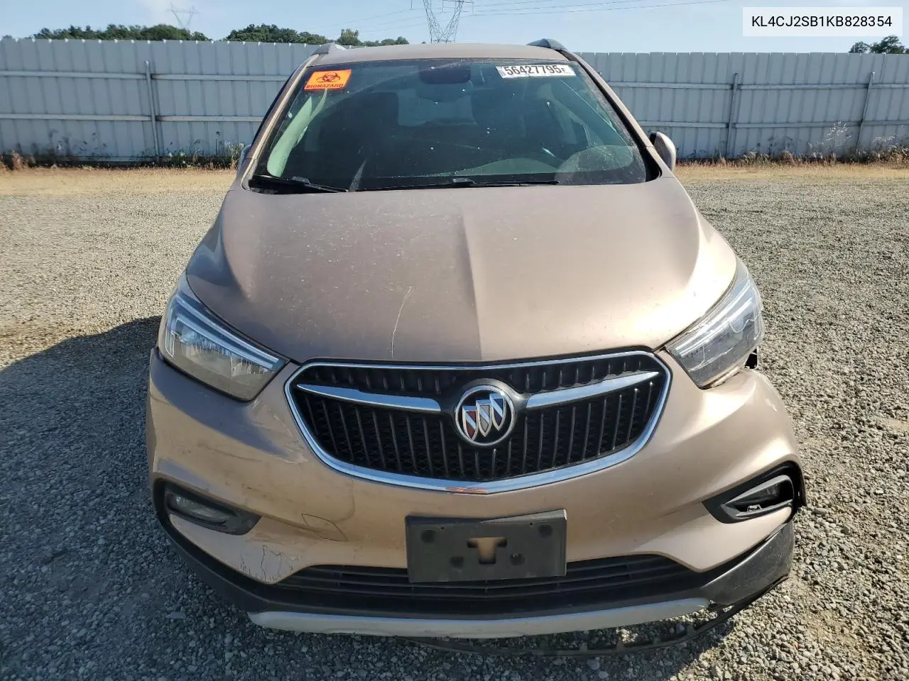 2019 Buick Encore Sport Touring VIN: KL4CJ2SB1KB828354 Lot: 56427795