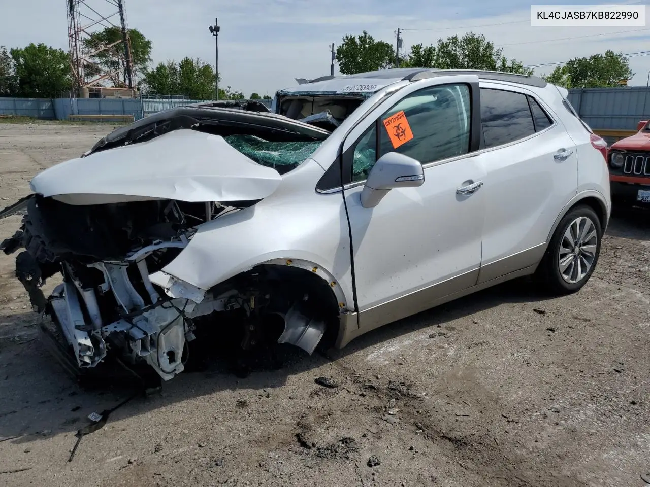 2019 Buick Encore Preferred VIN: KL4CJASB7KB822990 Lot: 57075895