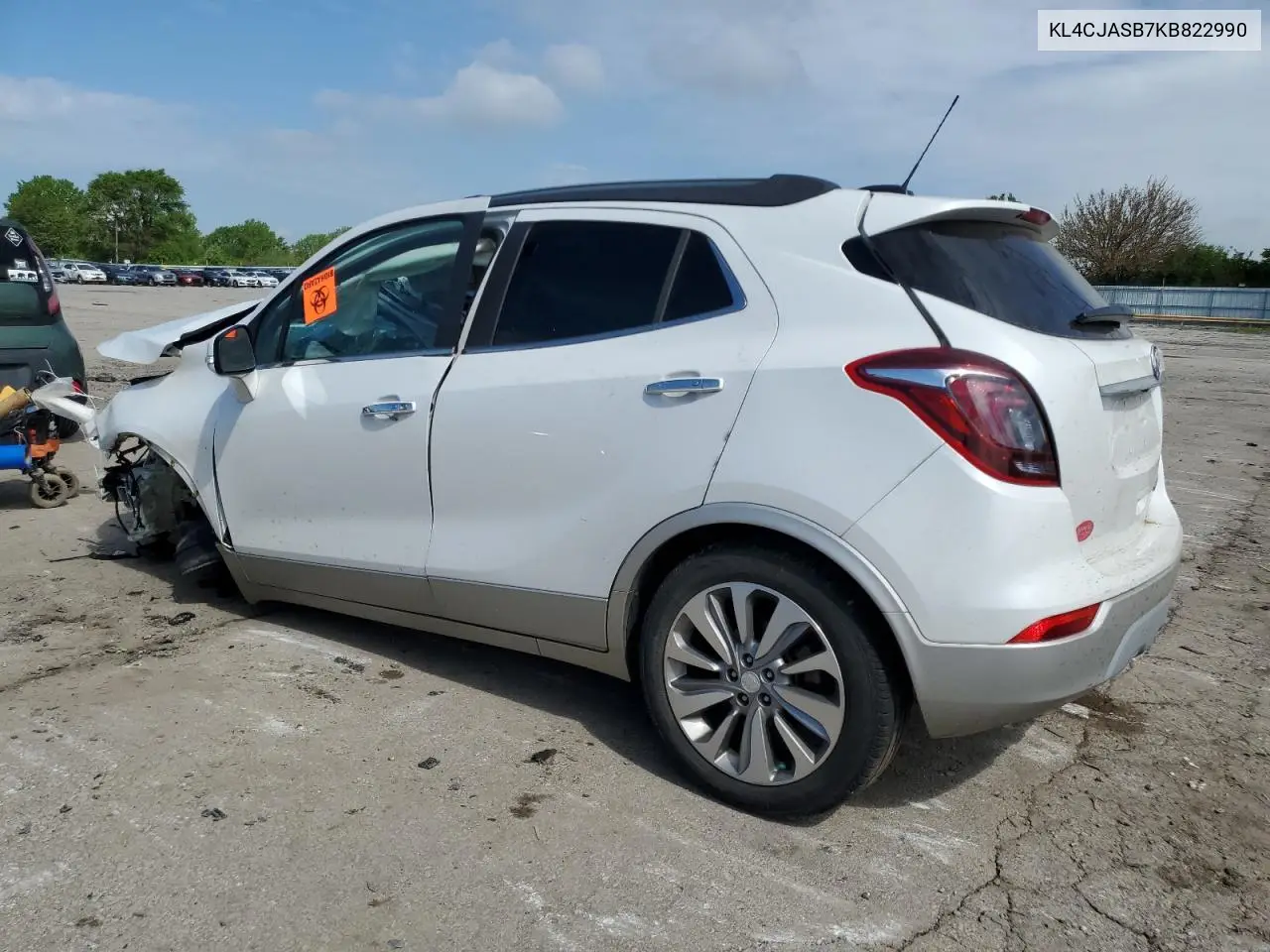 2019 Buick Encore Preferred VIN: KL4CJASB7KB822990 Lot: 57075895