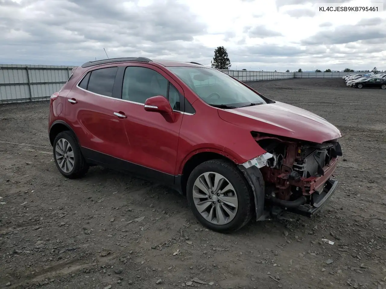2019 Buick Encore Preferred VIN: KL4CJESB9KB795461 Lot: 57275845