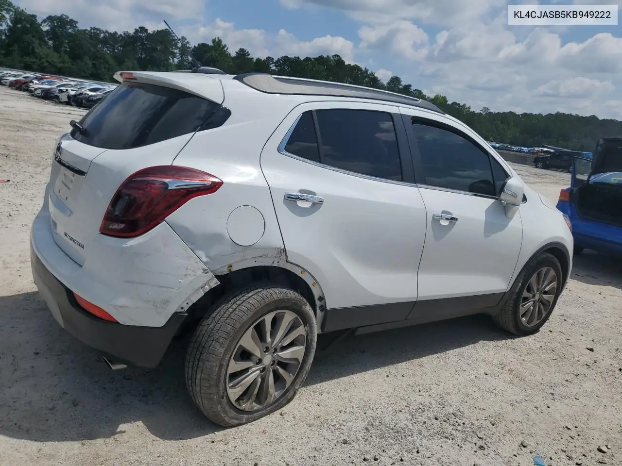 2019 Buick Encore Preferred VIN: KL4CJASB5KB949222 Lot: 59790315