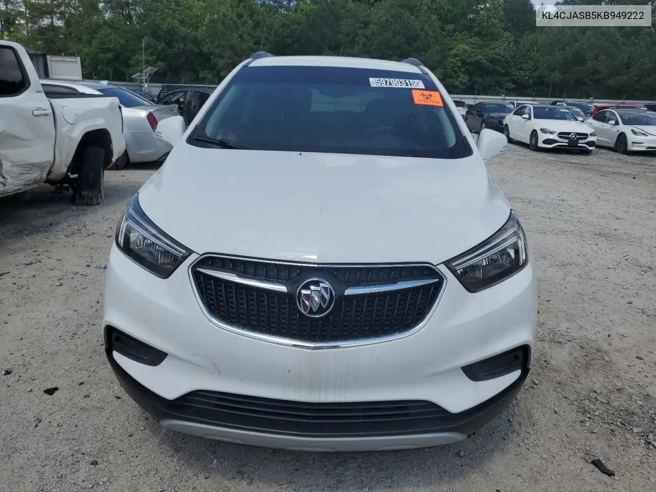 2019 Buick Encore Preferred VIN: KL4CJASB5KB949222 Lot: 59790315