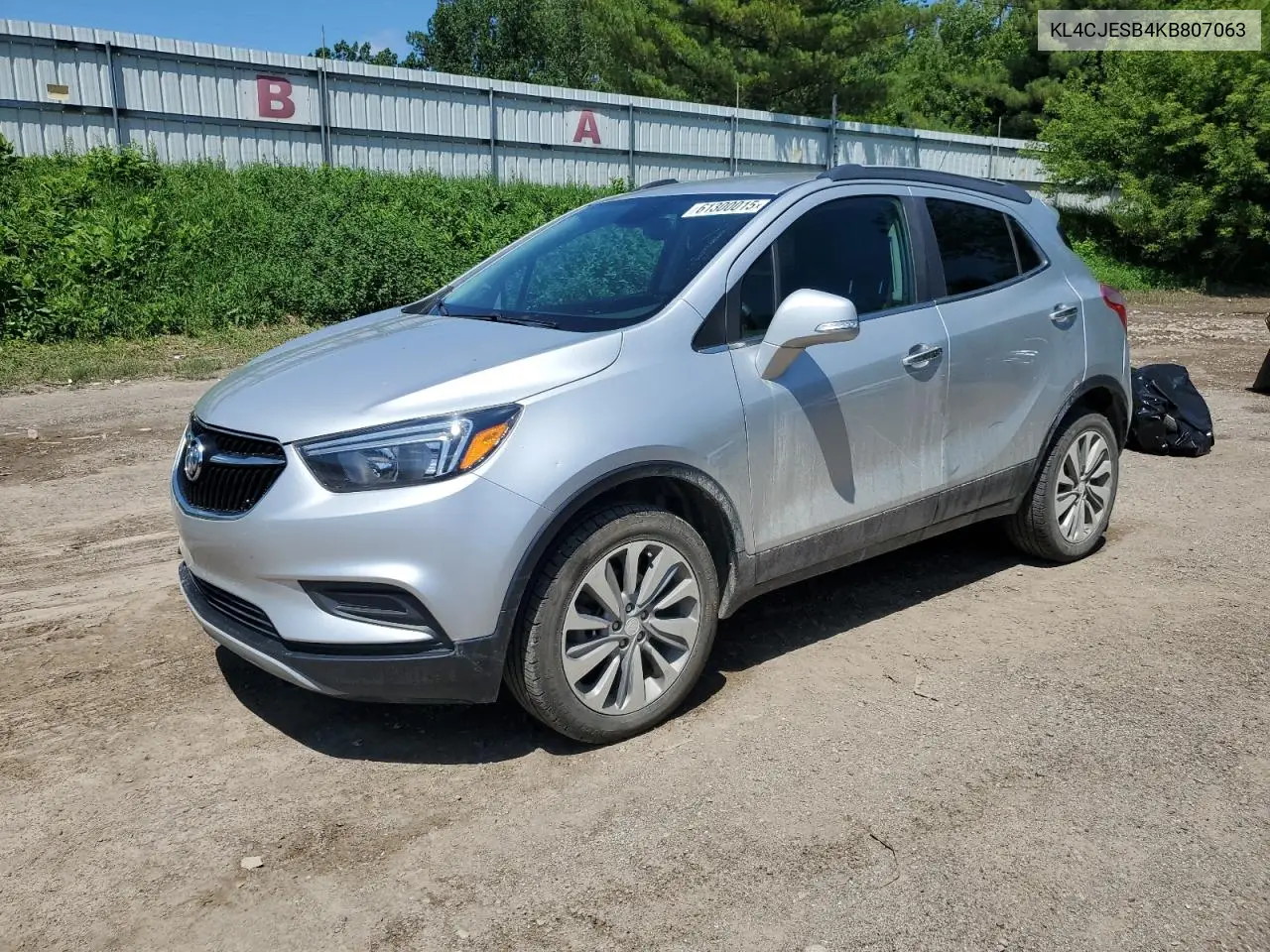 2019 Buick Encore Preferred VIN: KL4CJESB4KB807063 Lot: 61300015