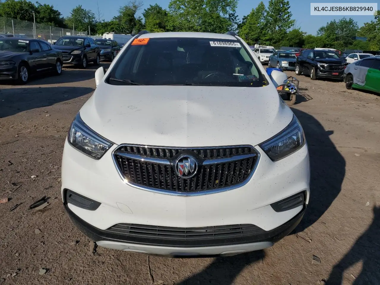 2019 Buick Encore Preferred VIN: KL4CJESB6KB829940 Lot: 61898965