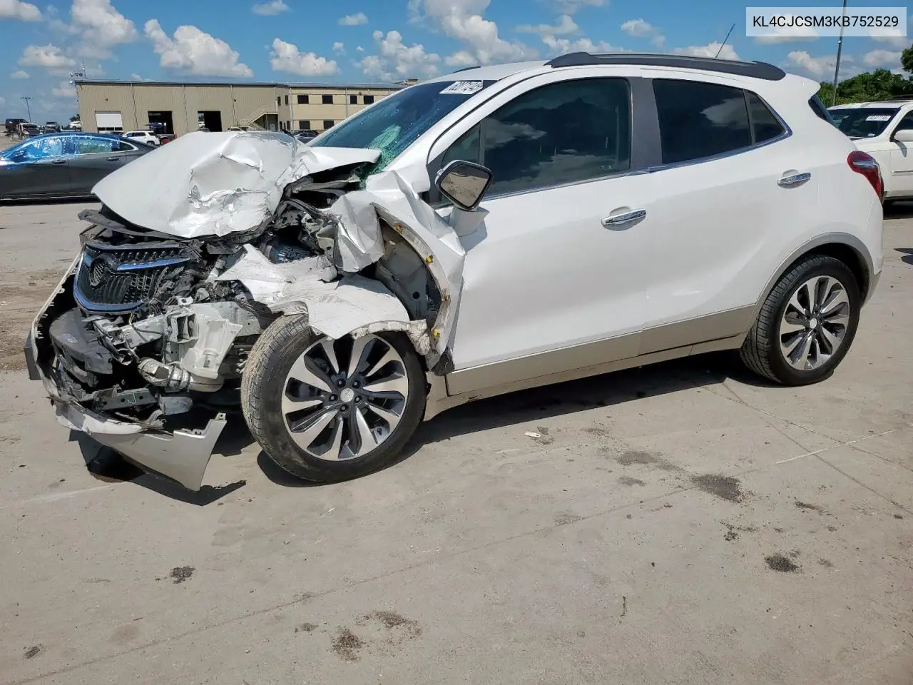 2019 Buick Encore Essence VIN: KL4CJCSM3KB752529 Lot: 62071245