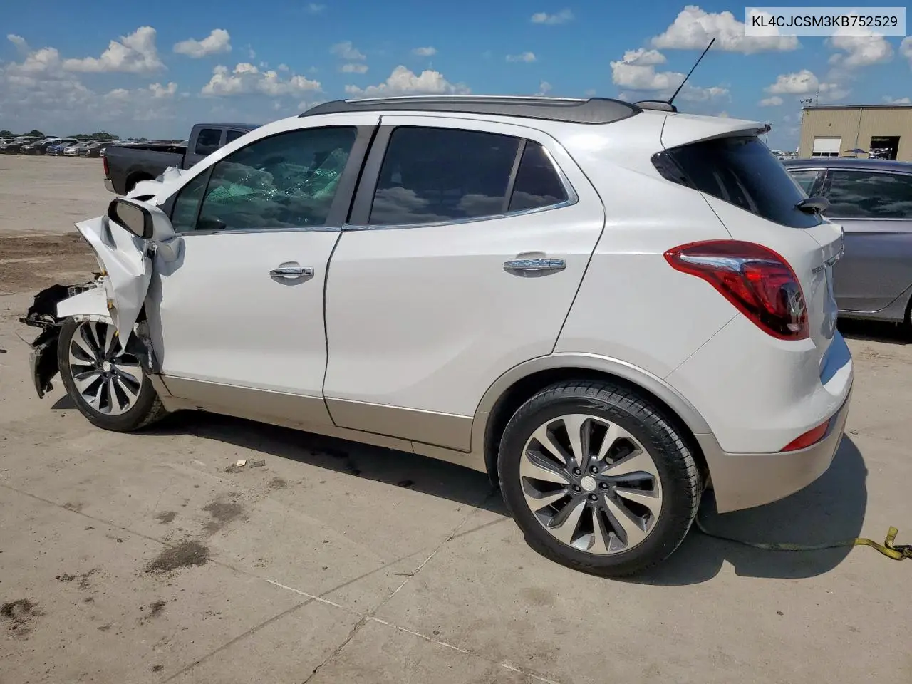 2019 Buick Encore Essence VIN: KL4CJCSM3KB752529 Lot: 62071245
