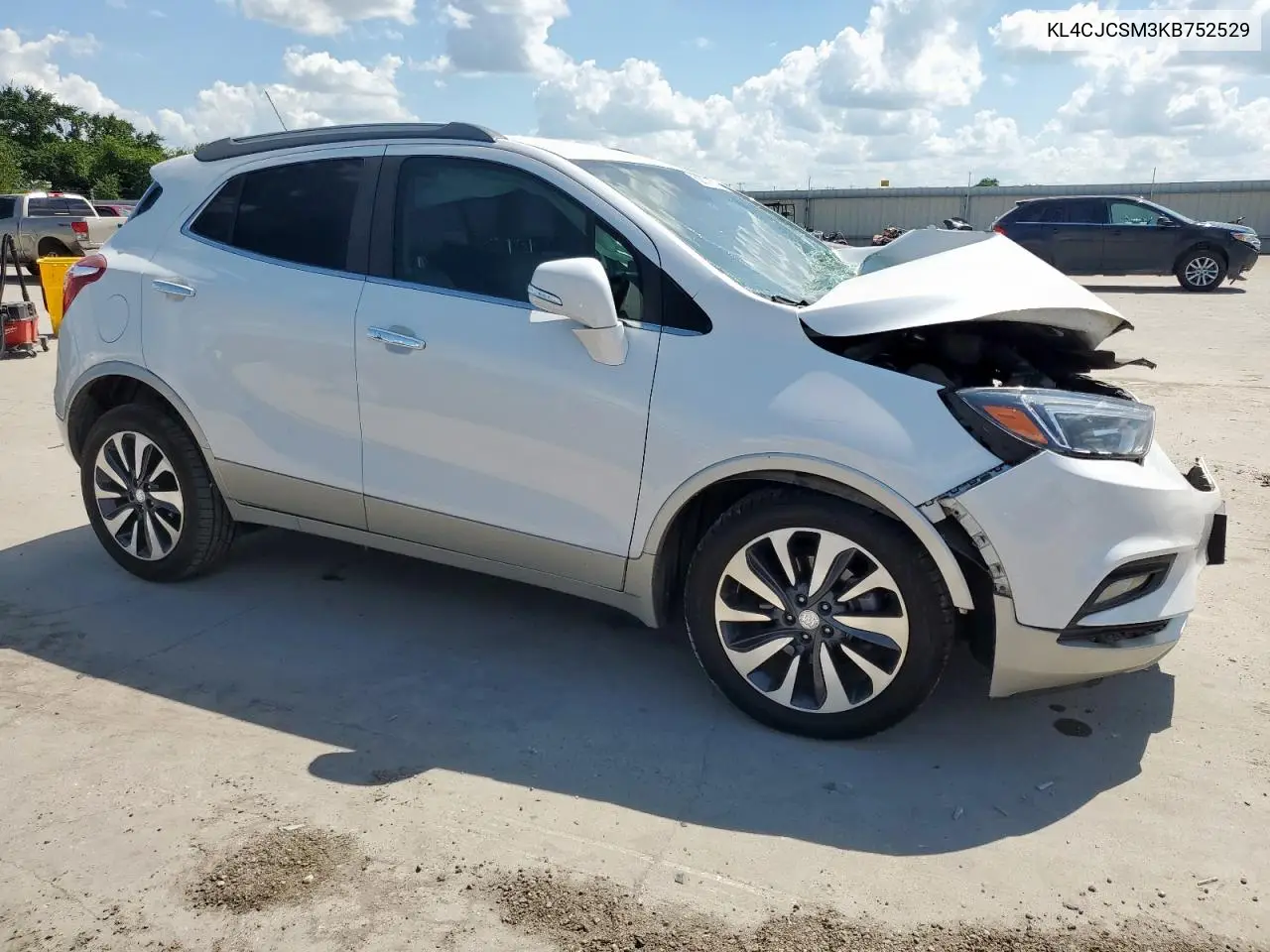 2019 Buick Encore Essence VIN: KL4CJCSM3KB752529 Lot: 62071245