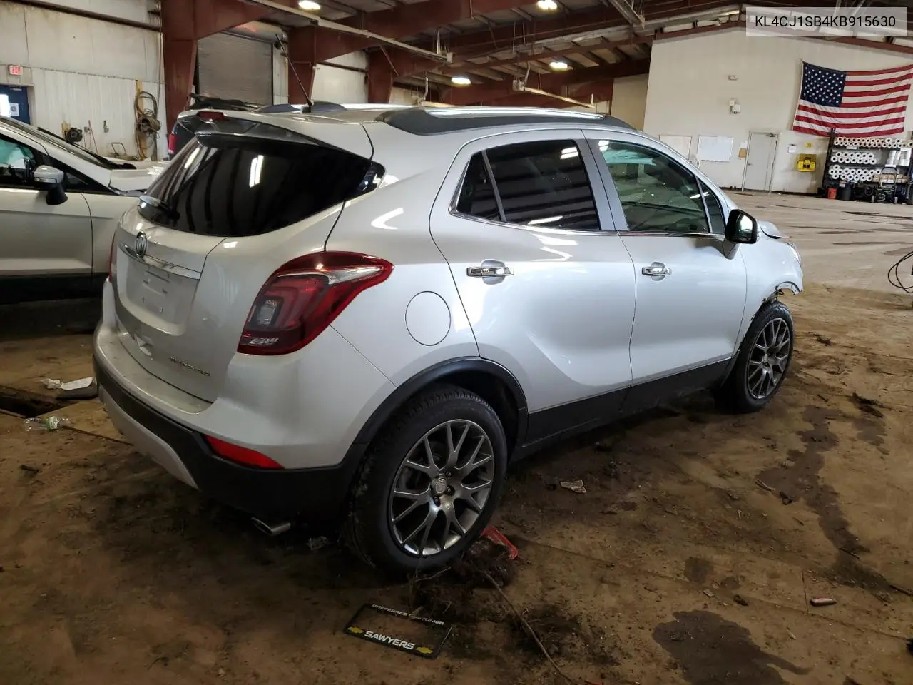 2019 Buick Encore Sport Touring VIN: KL4CJ1SB4KB915630 Lot: 62095315