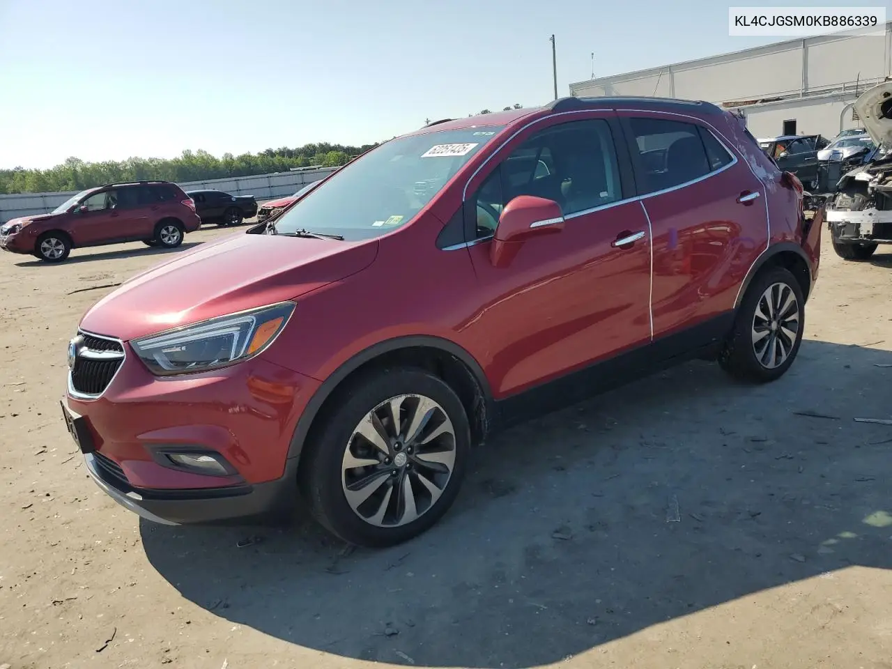 2019 Buick Encore Essence VIN: KL4CJGSM0KB886339 Lot: 62251435