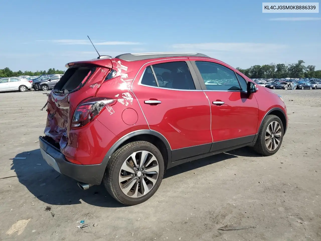 2019 Buick Encore Essence VIN: KL4CJGSM0KB886339 Lot: 62251435