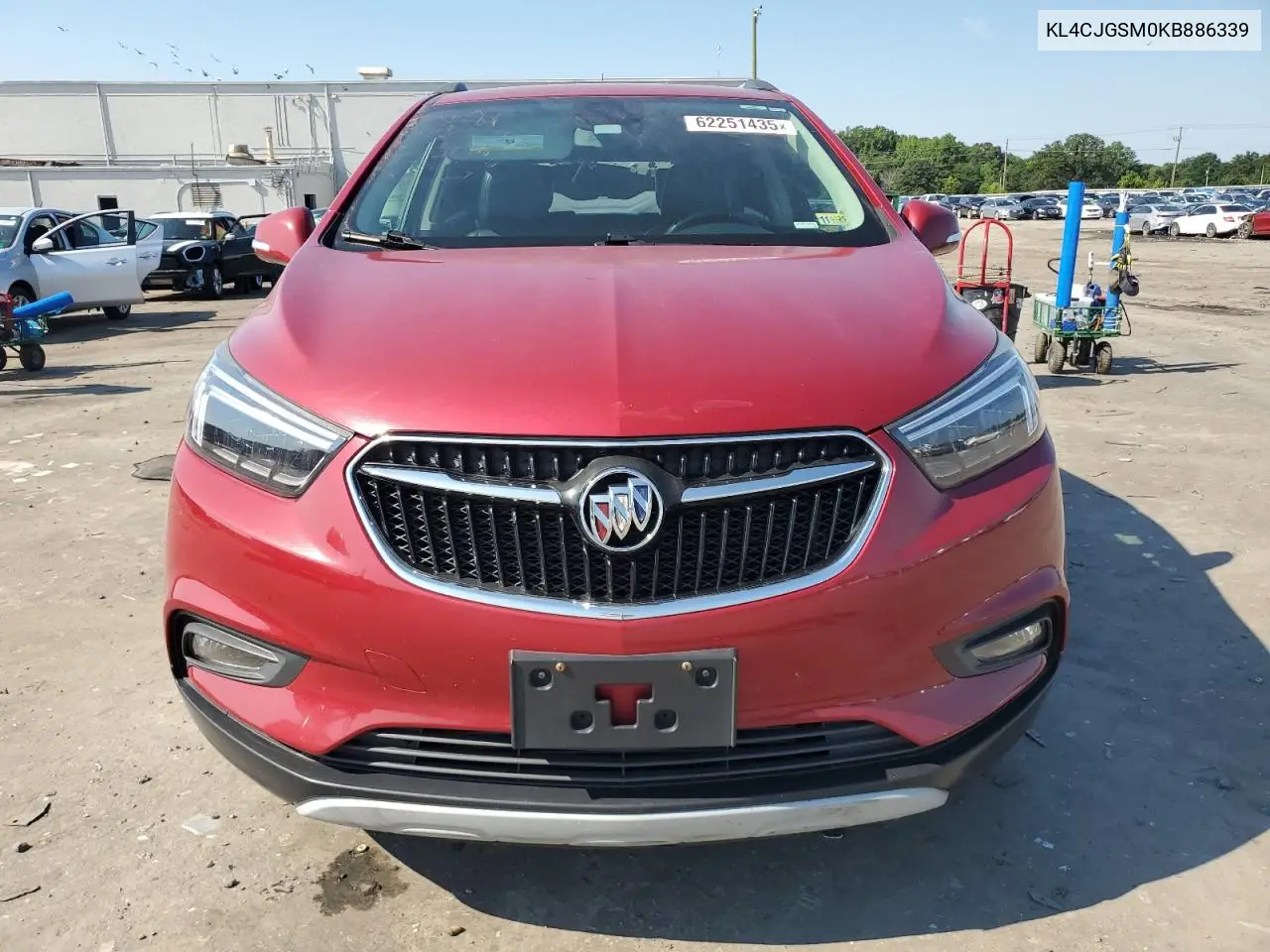2019 Buick Encore Essence VIN: KL4CJGSM0KB886339 Lot: 62251435