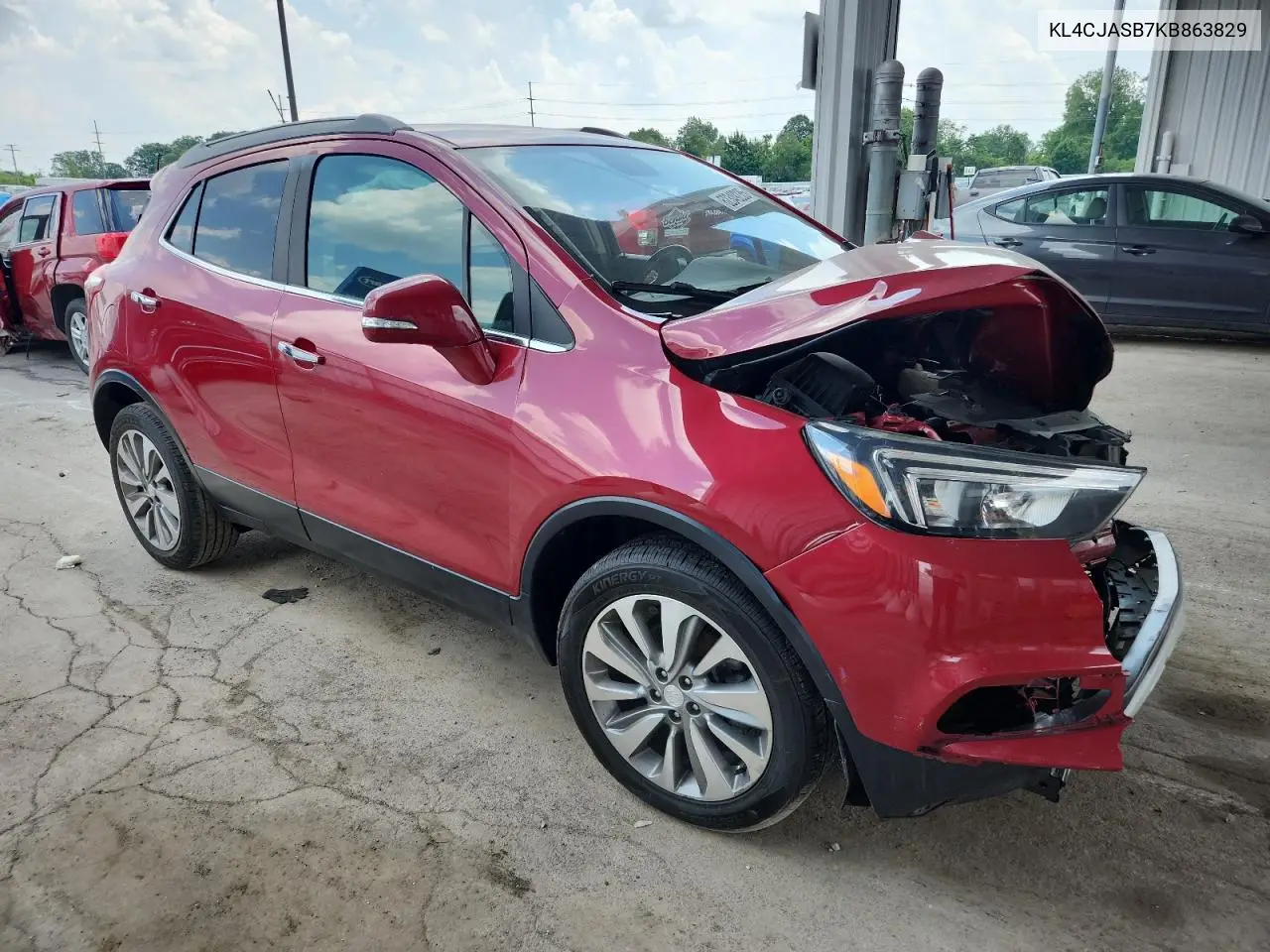 2019 Buick Encore Preferred VIN: KL4CJASB7KB863829 Lot: 62349235