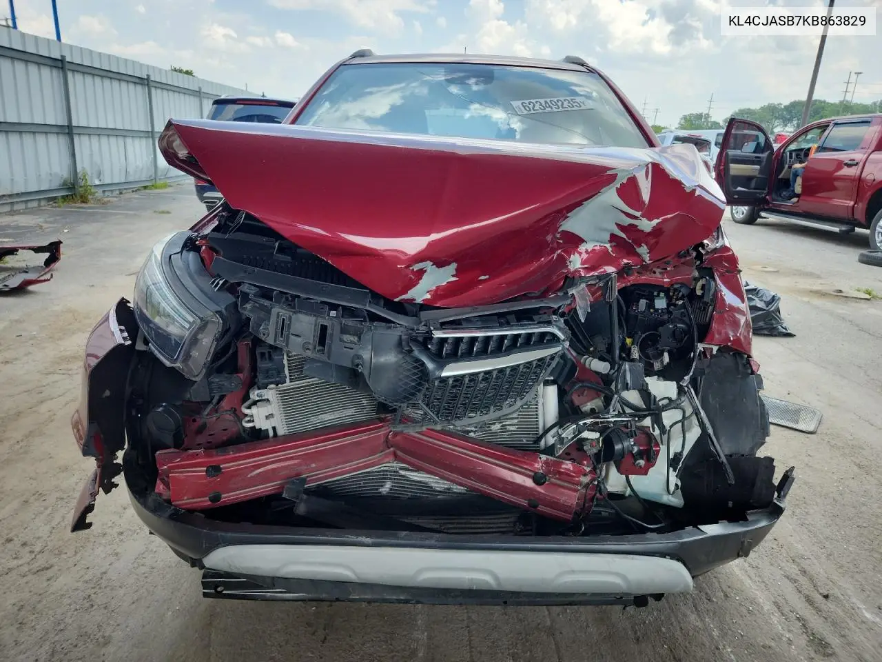 2019 Buick Encore Preferred VIN: KL4CJASB7KB863829 Lot: 62349235