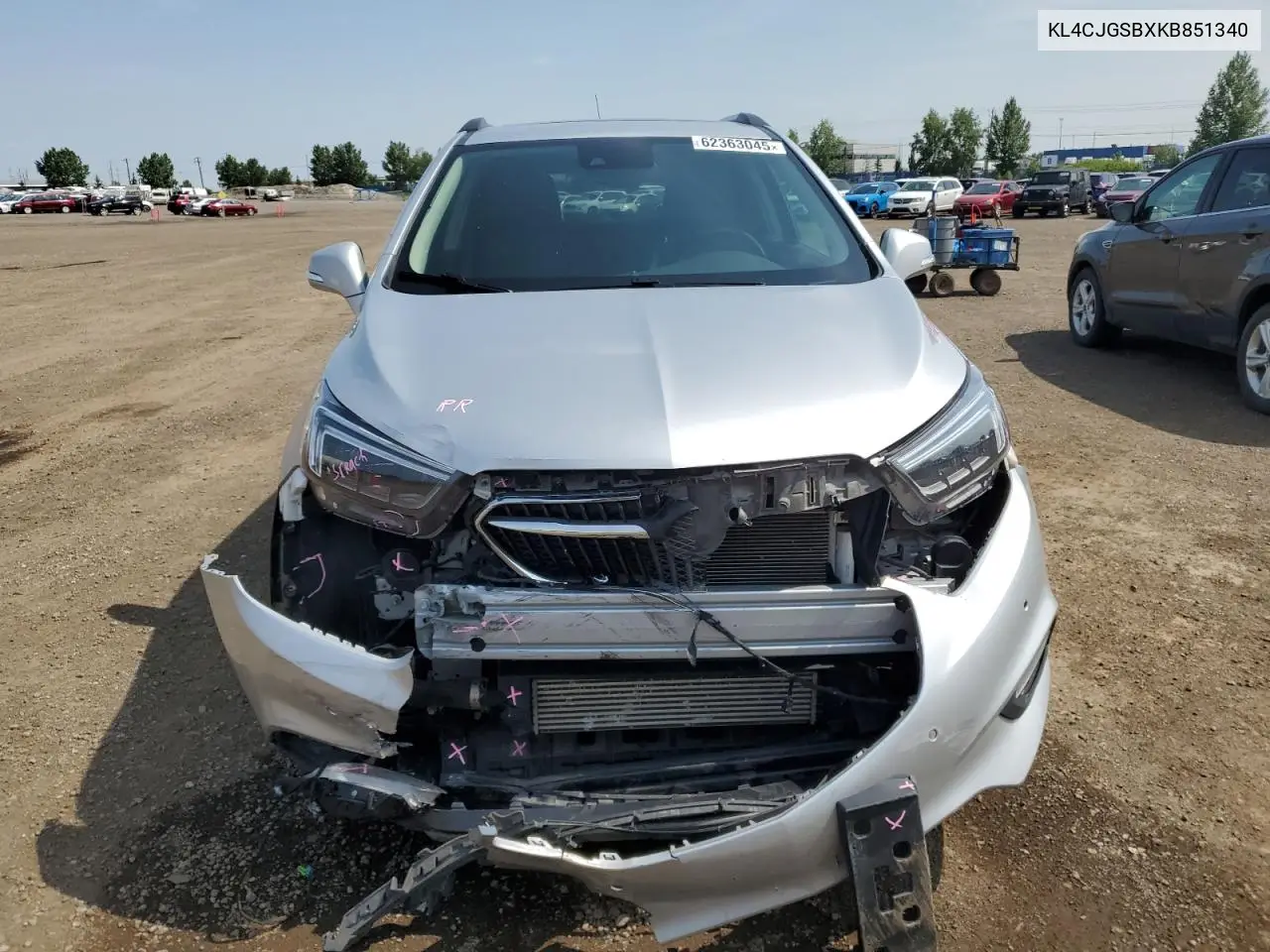 2019 Buick Encore Essence VIN: KL4CJGSBXKB851340 Lot: 62363045