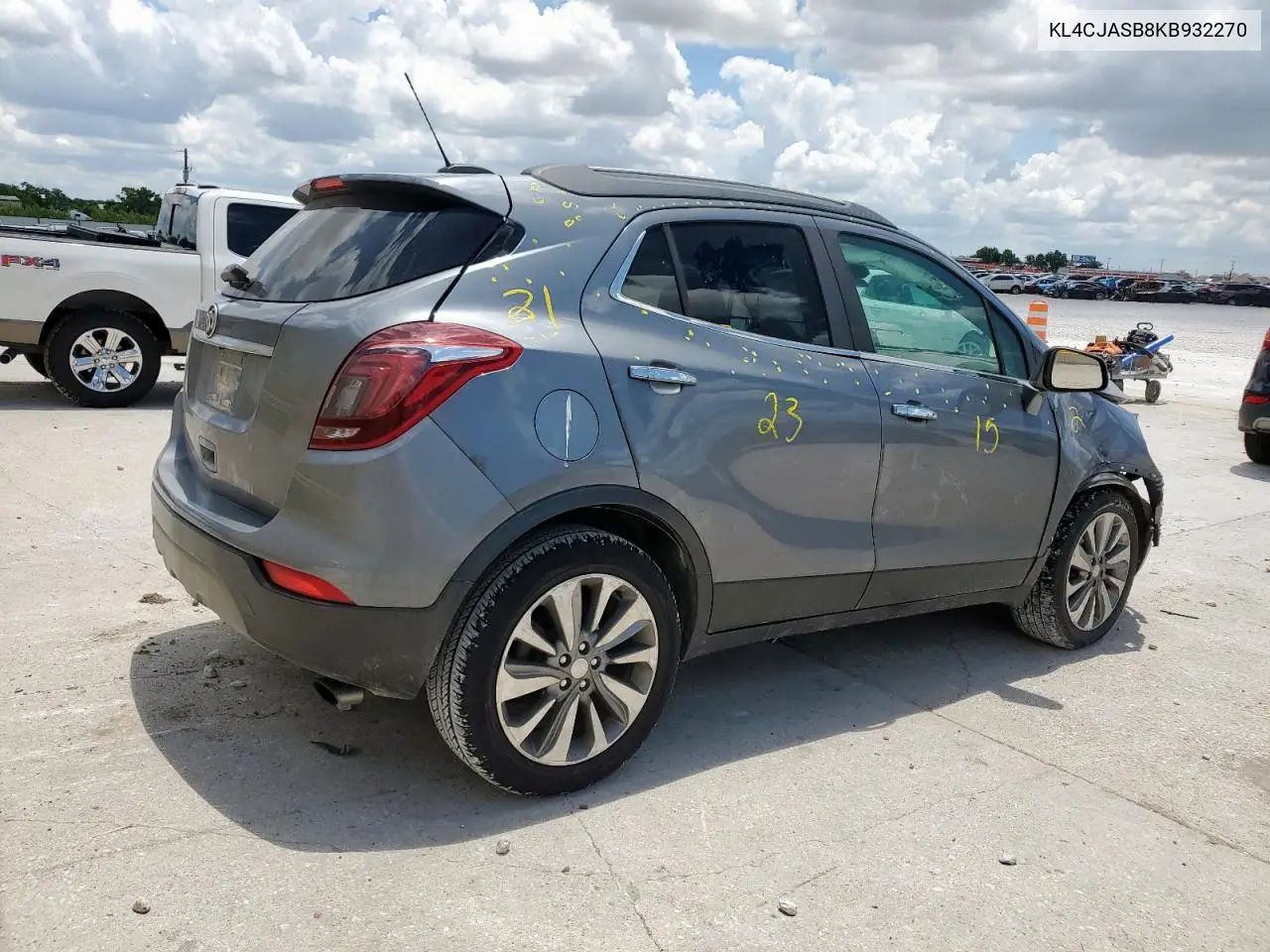 2019 Buick Encore Preferred VIN: KL4CJASB8KB932270 Lot: 62453975