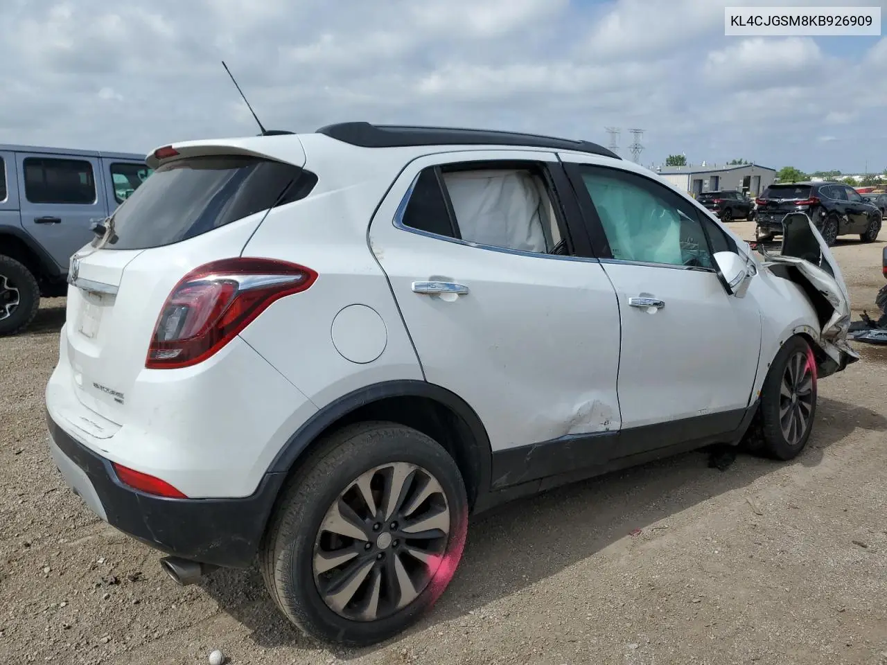 2019 Buick Encore Essence VIN: KL4CJGSM8KB926909 Lot: 62478305
