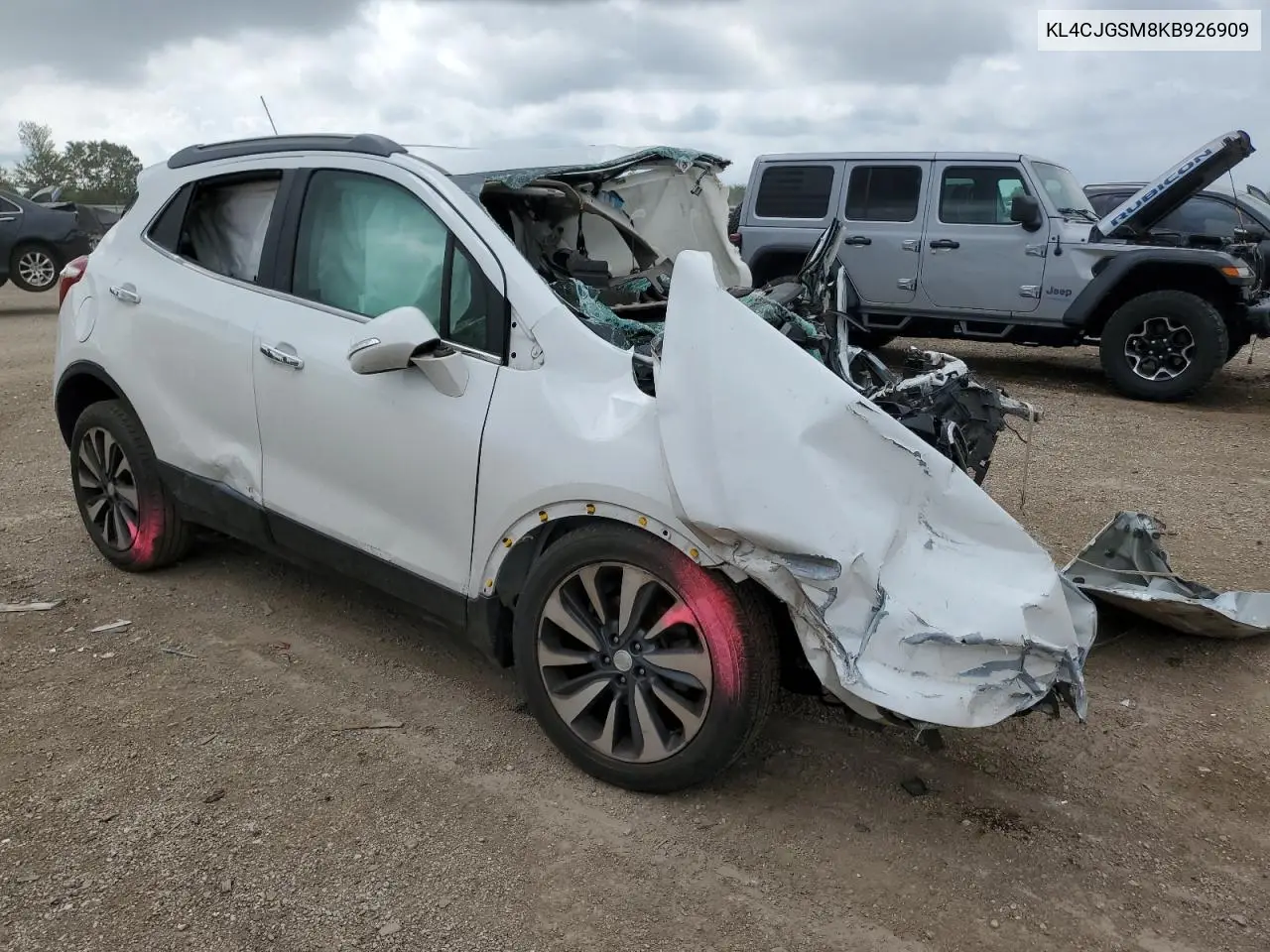 2019 Buick Encore Essence VIN: KL4CJGSM8KB926909 Lot: 62478305