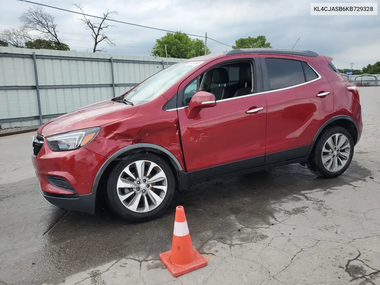 2019 Buick Encore Preferred VIN: KL4CJASB6KB729328 Lot: 62484595