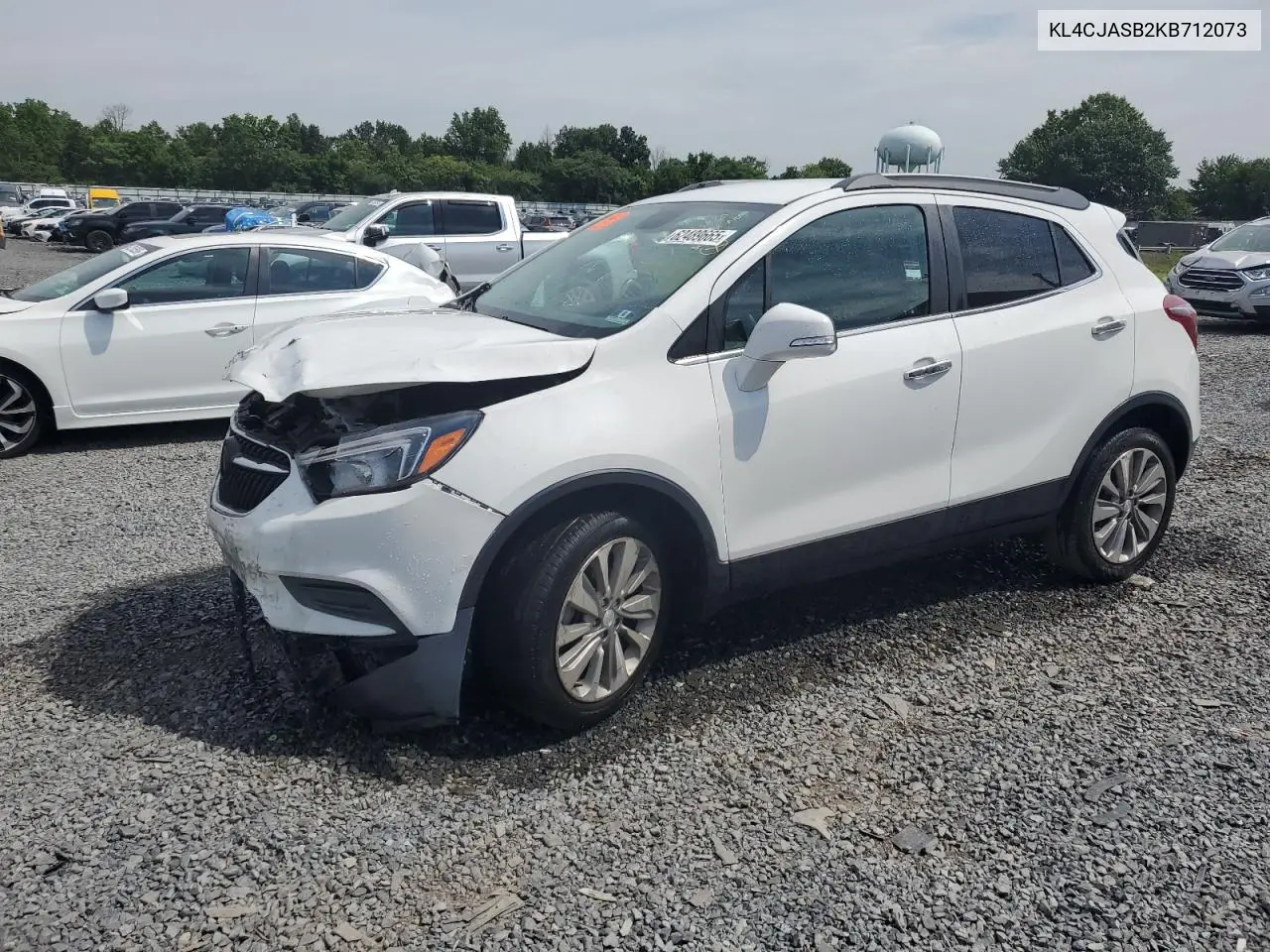 2019 Buick Encore Preferred VIN: KL4CJASB2KB712073 Lot: 62489665