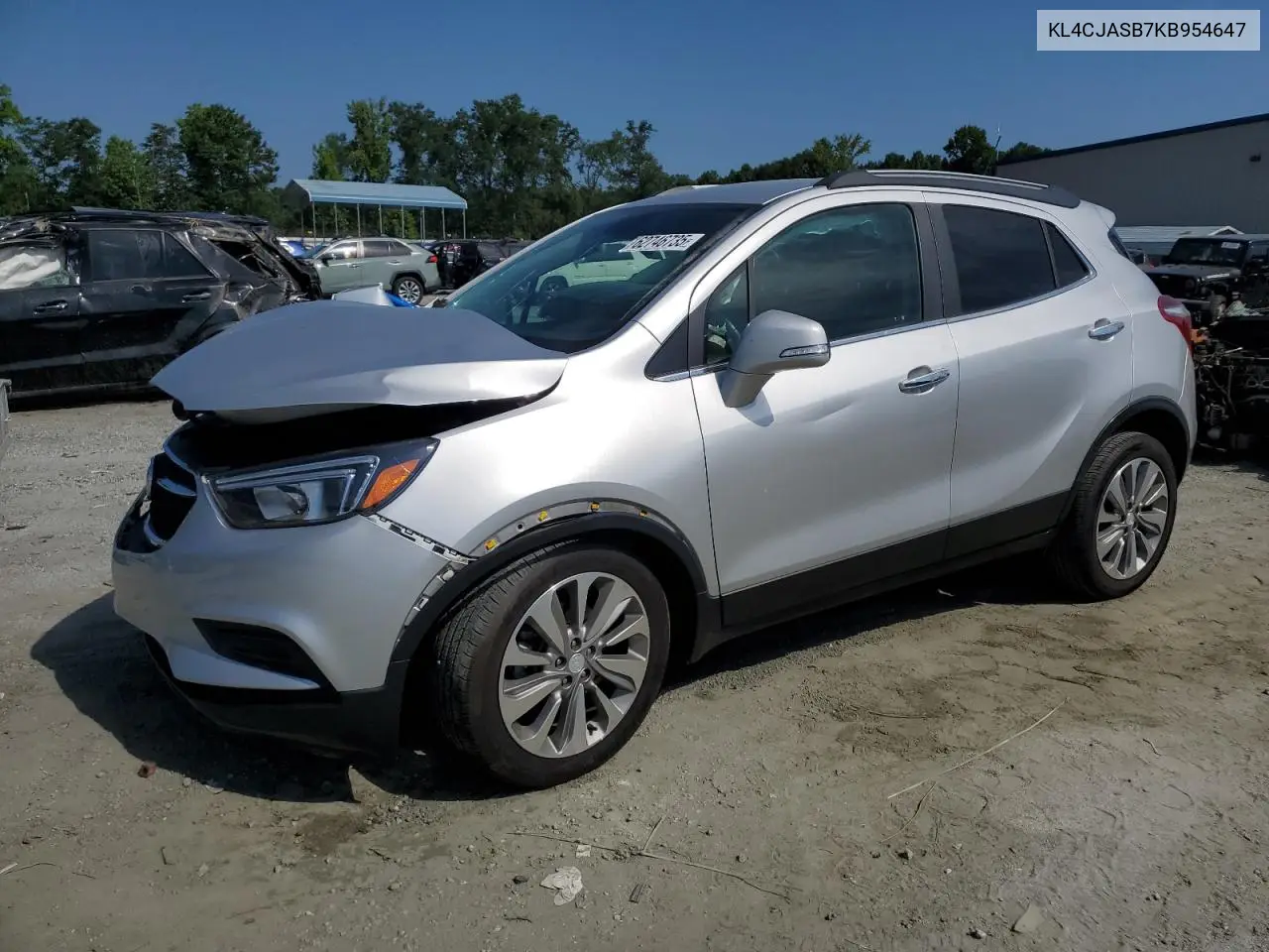2019 Buick Encore Preferred VIN: KL4CJASB7KB954647 Lot: 62746735