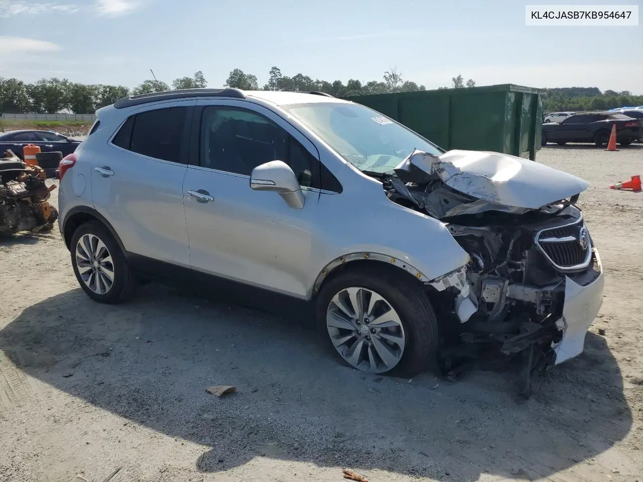 2019 Buick Encore Preferred VIN: KL4CJASB7KB954647 Lot: 62746735