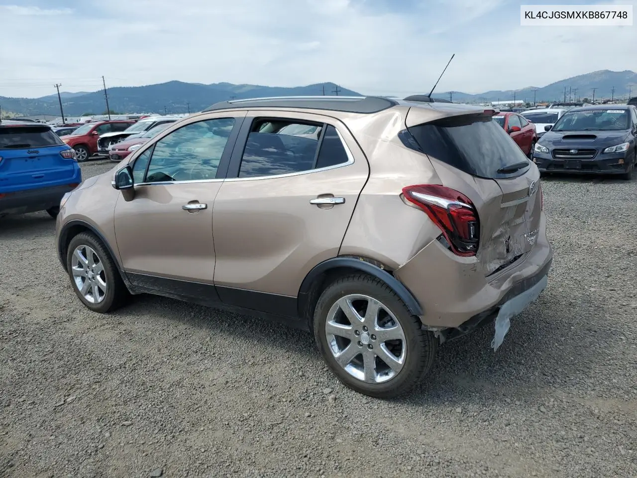 2019 Buick Encore Essence VIN: KL4CJGSMXKB867748 Lot: 62757525
