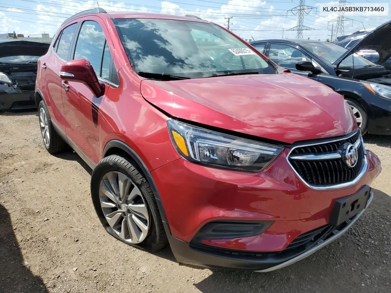 2019 Buick Encore Preferred VIN: KL4CJASB3KB713460 Lot: 63409315