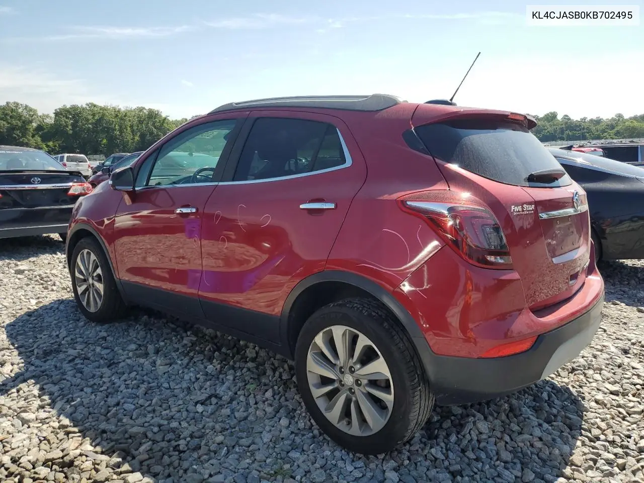 2019 Buick Encore Preferred VIN: KL4CJASB0KB702495 Lot: 63508565