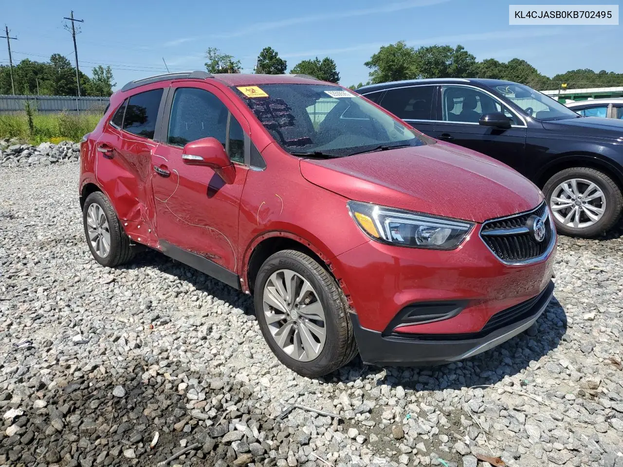 2019 Buick Encore Preferred VIN: KL4CJASB0KB702495 Lot: 63508565