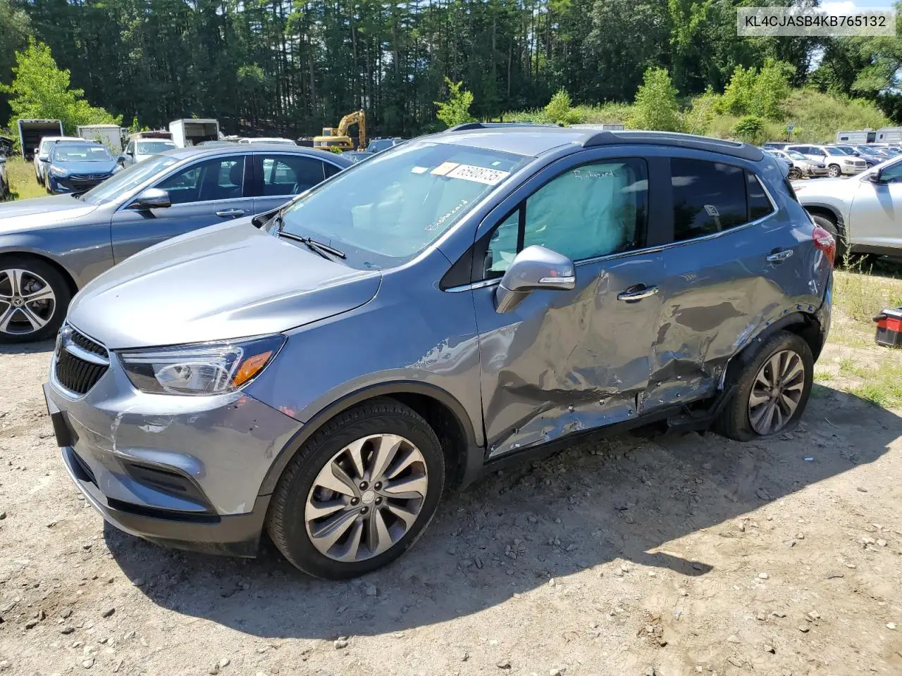 2019 Buick Encore Preferred VIN: KL4CJASB4KB765132 Lot: 65908735