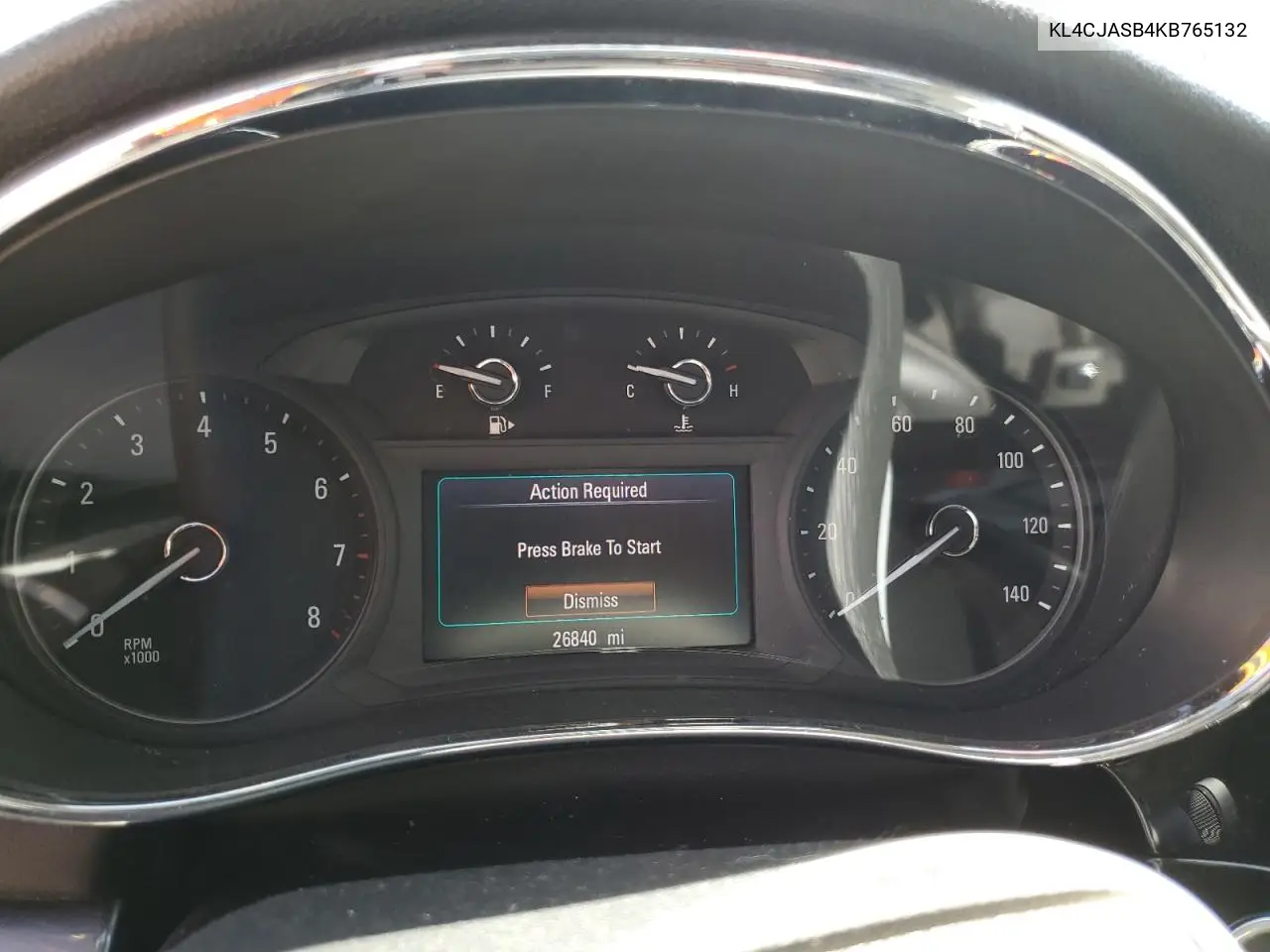 2019 Buick Encore Preferred VIN: KL4CJASB4KB765132 Lot: 65908735