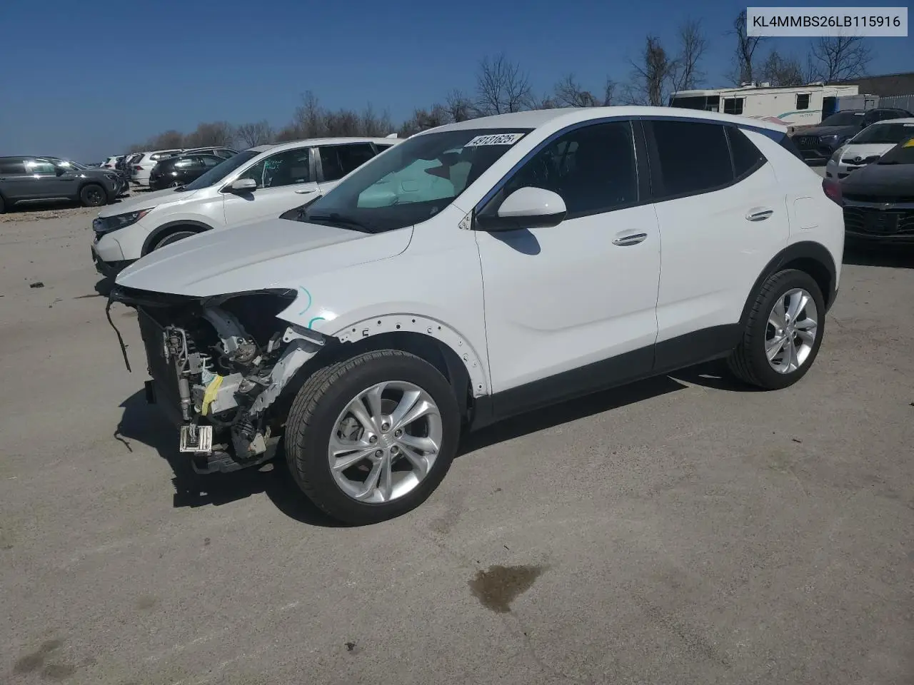 2020 Buick Encore Gx Preferred VIN: KL4MMBS26LB115916 Lot: 49131625