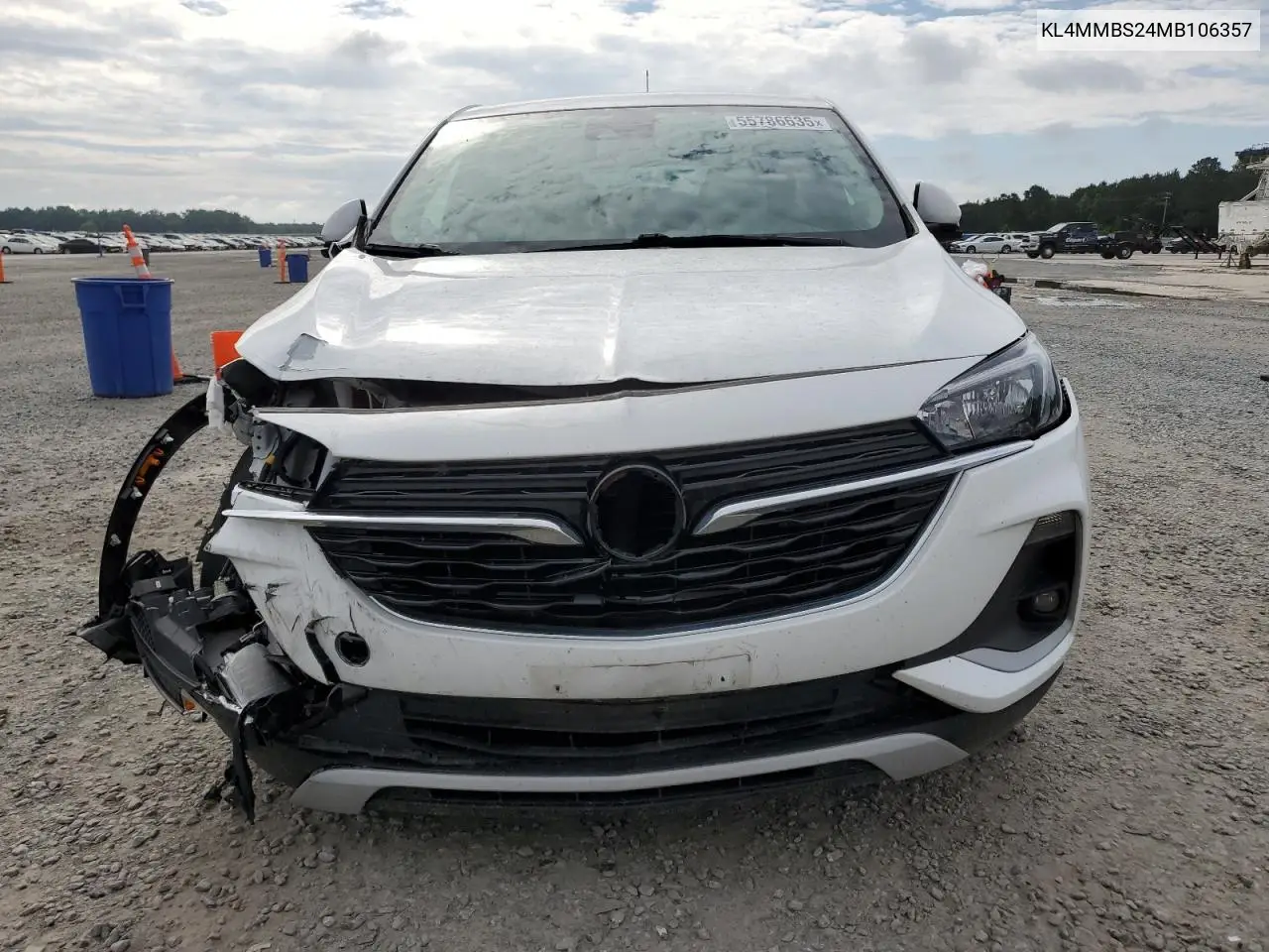 2021 Buick Encore Gx Preferred VIN: KL4MMBS24MB106357 Lot: 55786635