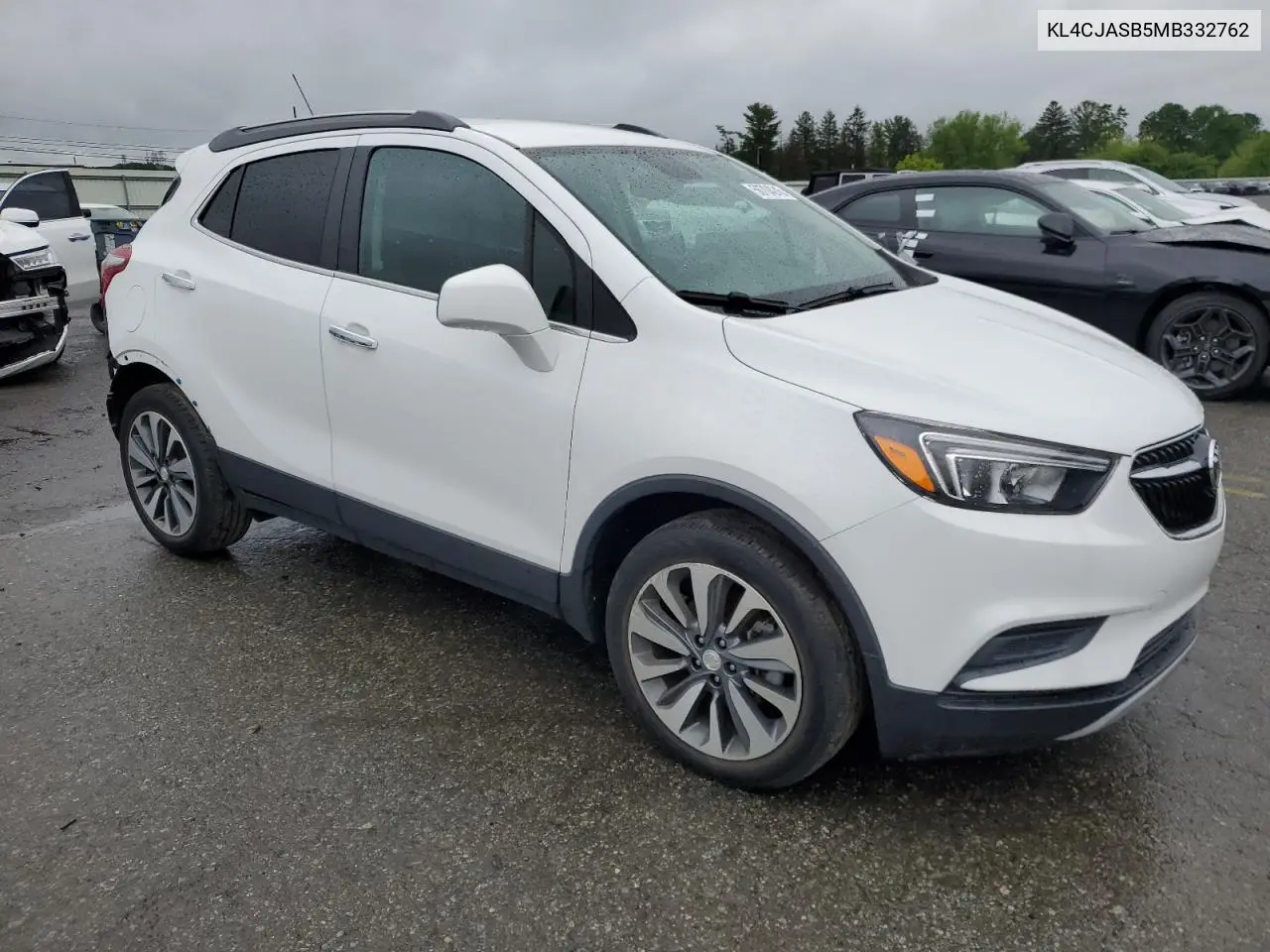 2021 Buick Encore Preferred VIN: KL4CJASB5MB332762 Lot: 56704245
