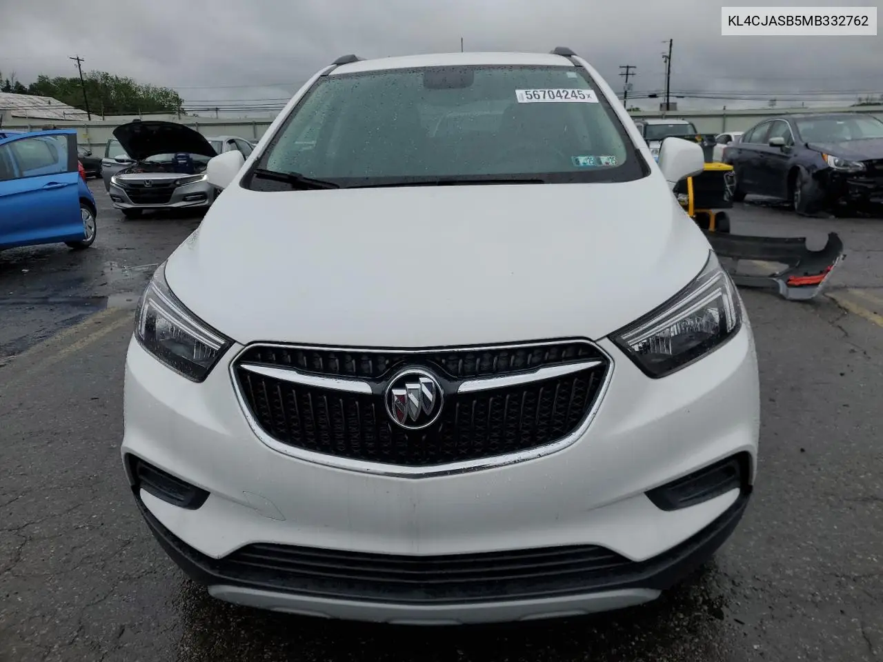 2021 Buick Encore Preferred VIN: KL4CJASB5MB332762 Lot: 56704245