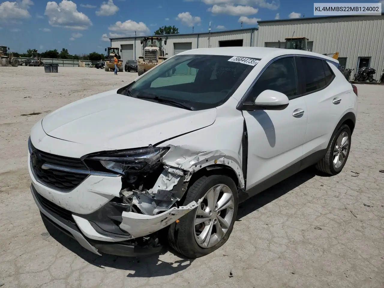 2021 Buick Encore Gx Preferred VIN: KL4MMBS22MB124002 Lot: 56844735