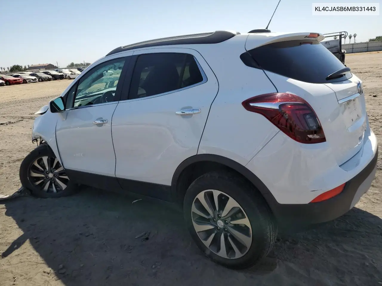 2021 Buick Encore Preferred VIN: KL4CJASB6MB331443 Lot: 63101605