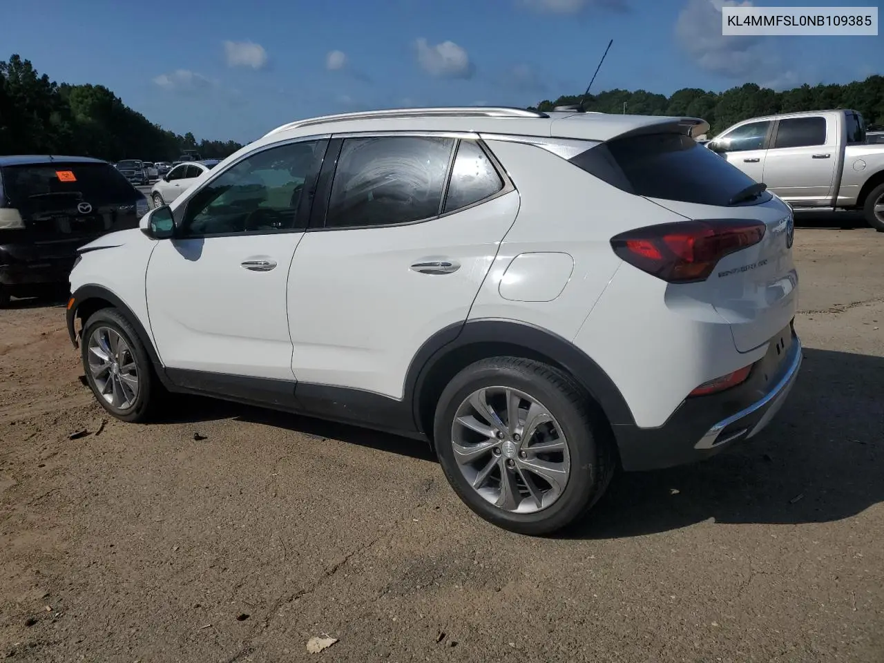 2022 Buick Encore Gx Essence VIN: KL4MMFSL0NB109385 Lot: 62106325