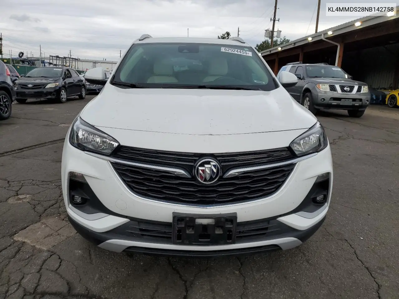 2022 Buick Encore Gx Select VIN: KL4MMDS28NB142758 Lot: 62924455