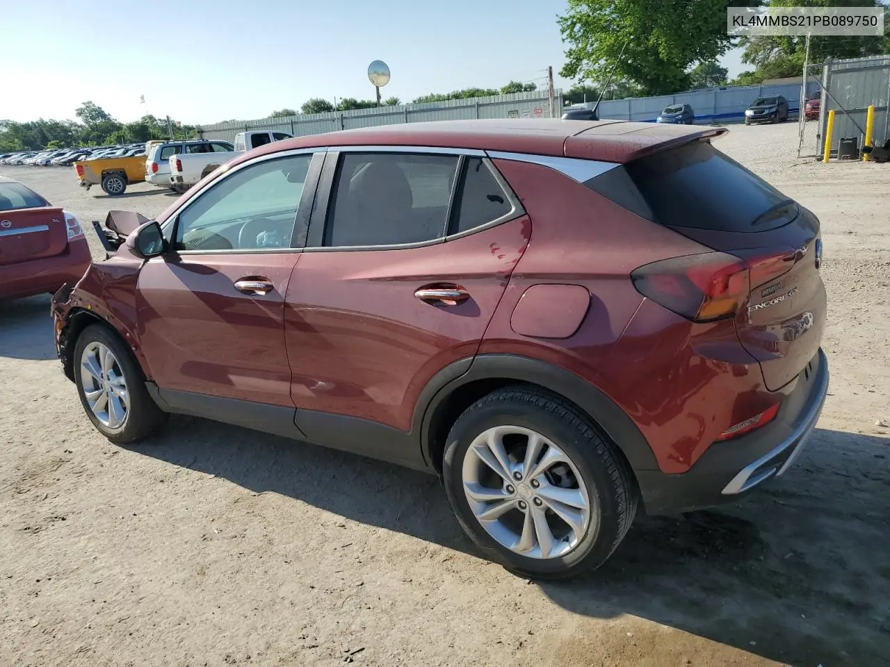 2023 Buick Encore Gx Preferred VIN: KL4MMBS21PB089750 Lot: 56990765