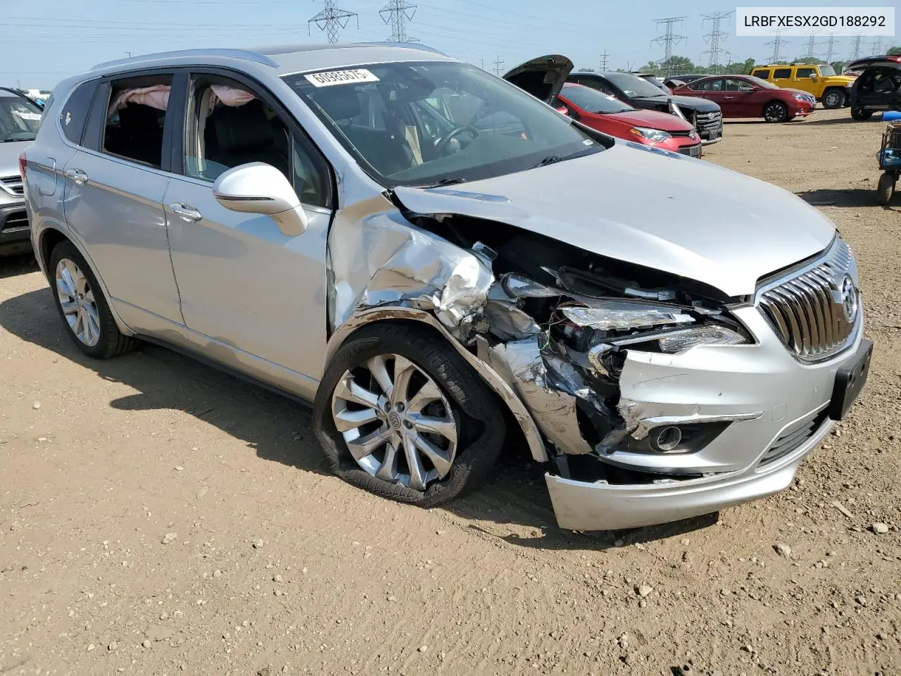 2016 Buick Envision Premium VIN: LRBFXESX2GD188292 Lot: 60985675