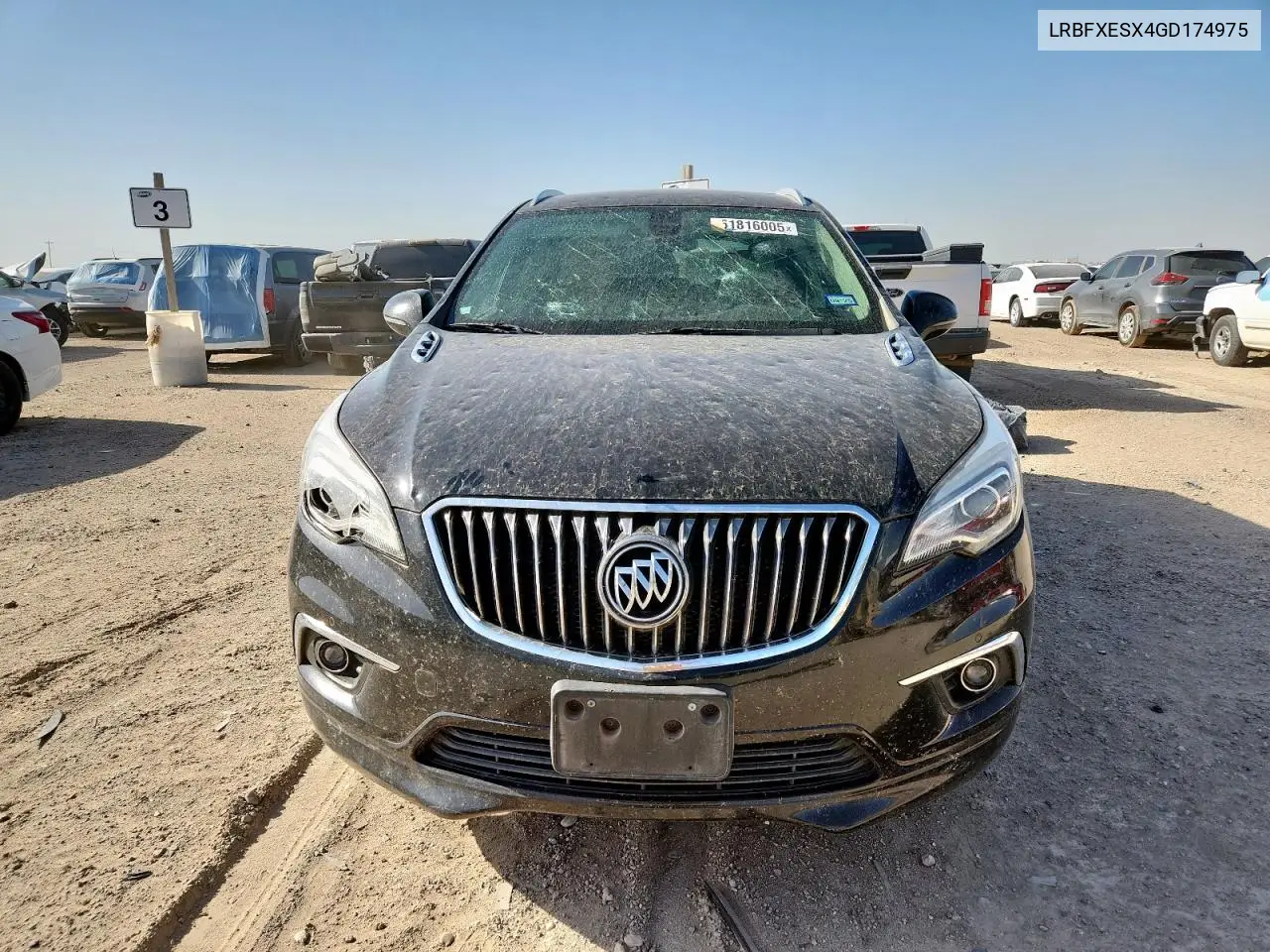 2016 Buick Envision Premium VIN: LRBFXESX4GD174975 Lot: 61816005