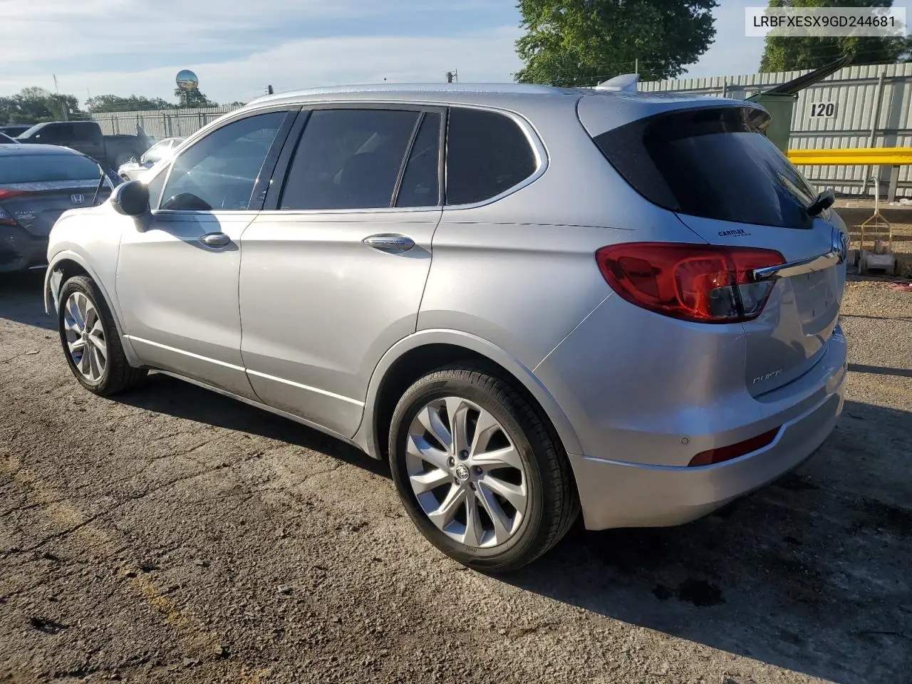 2016 Buick Envision Premium VIN: LRBFXESX9GD244681 Lot: 62948375