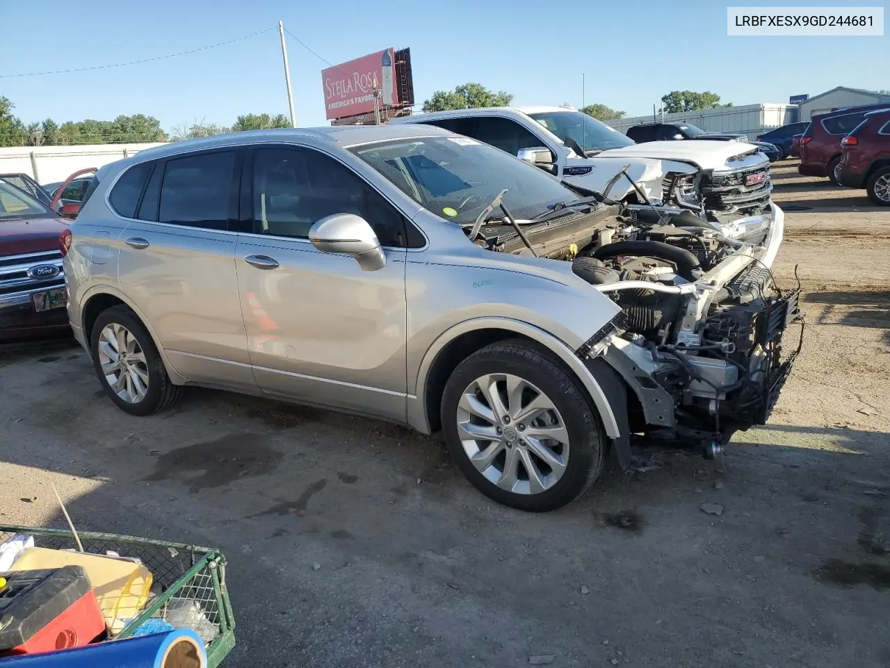 2016 Buick Envision Premium VIN: LRBFXESX9GD244681 Lot: 62948375