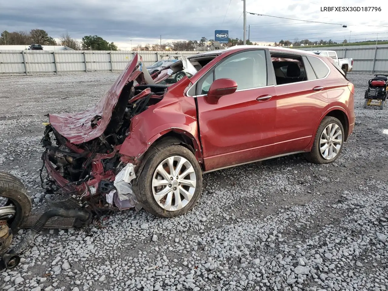 2016 Buick Envision Premium VIN: LRBFXESX3GD187796 Lot: 85744954