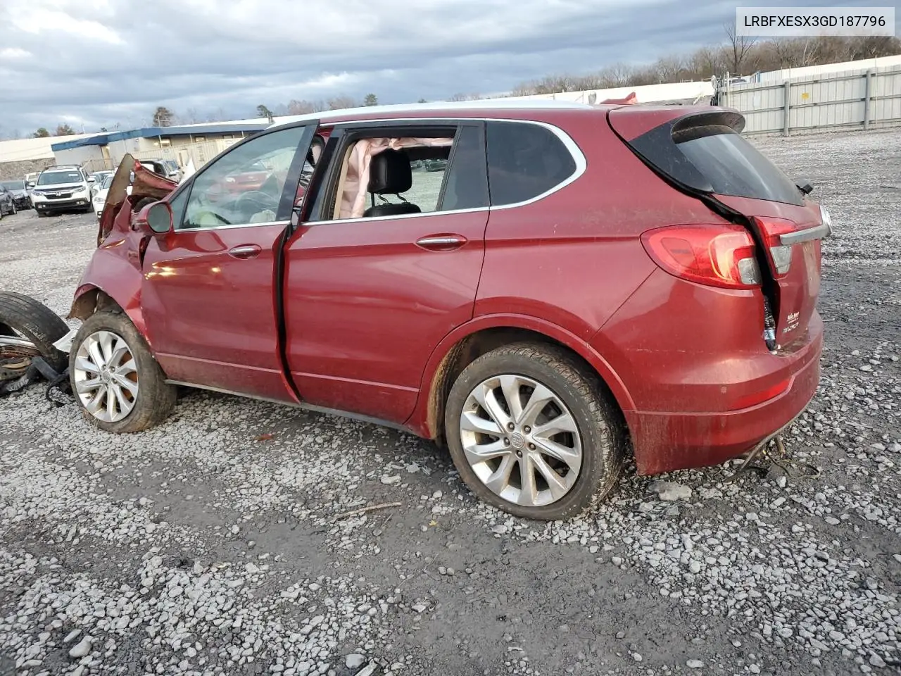2016 Buick Envision Premium VIN: LRBFXESX3GD187796 Lot: 85744954