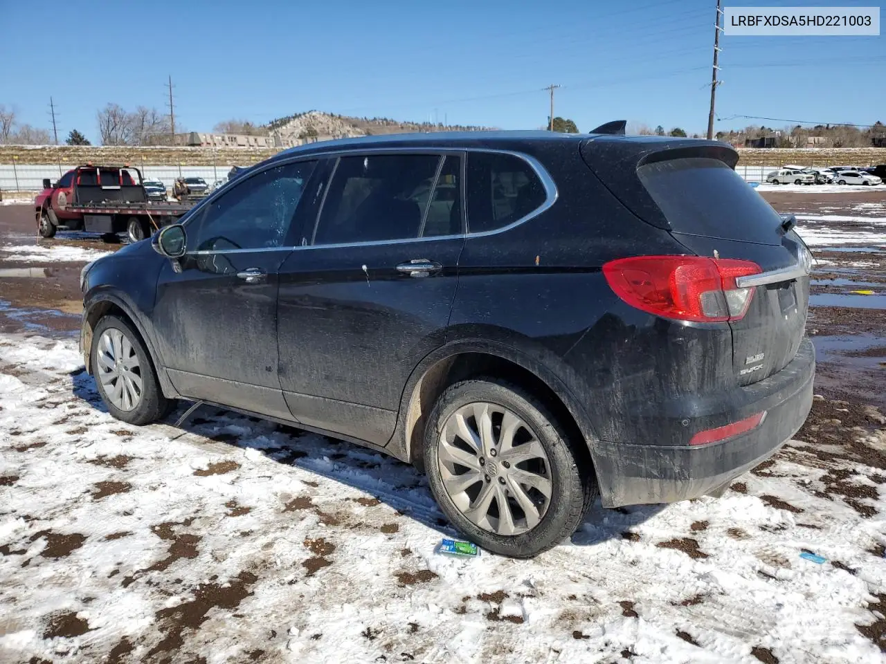 2017 Buick Envision Essence VIN: LRBFXDSA5HD221003 Lot: 45032055