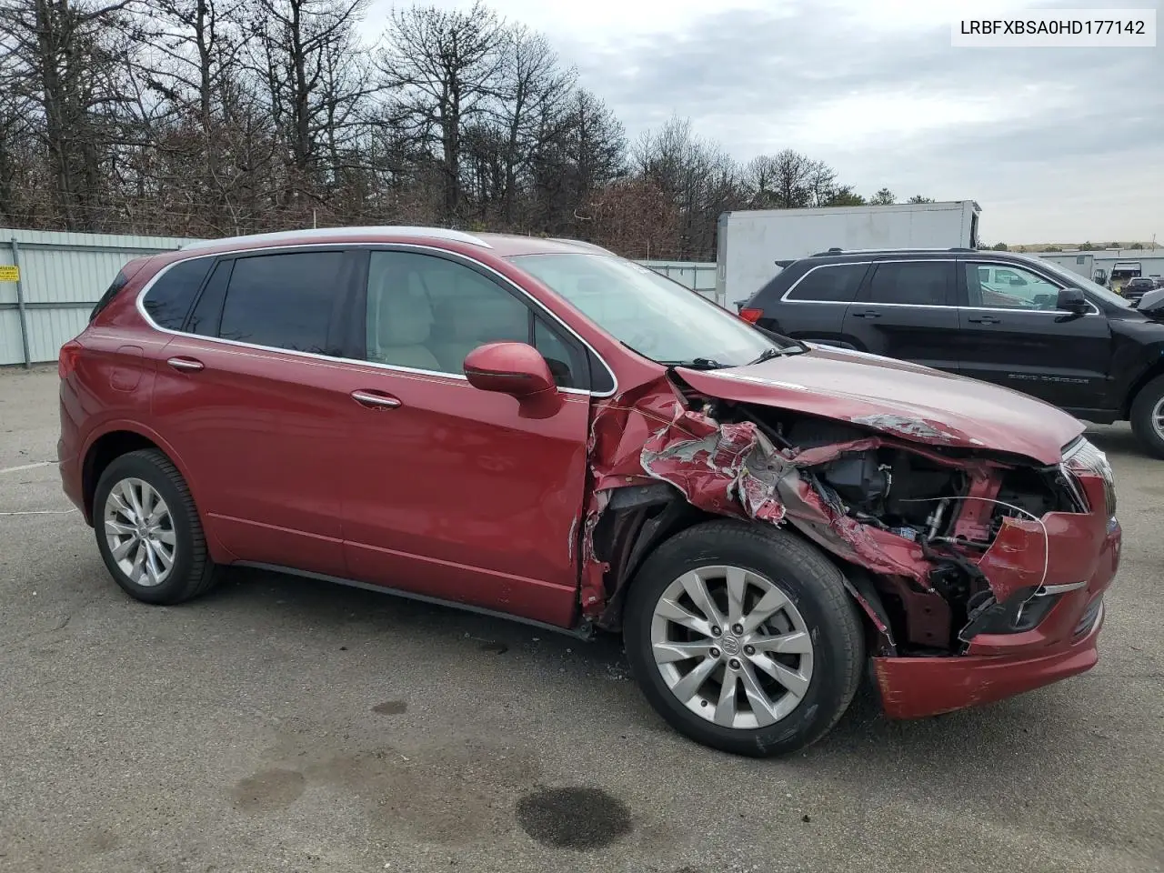 2017 Buick Envision Essence VIN: LRBFXBSA0HD177142 Lot: 51036295